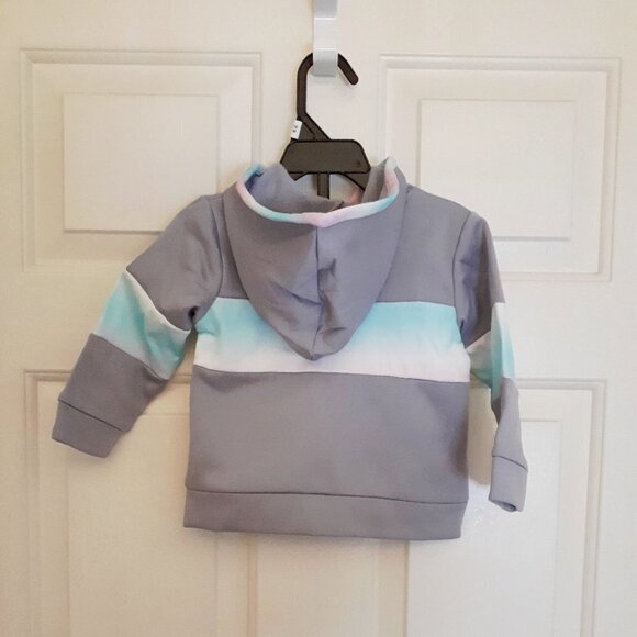 NWT Body Glove Girls soft grey & tie dye sweatsuit active wear 3 piece set, 18M - Picture 10 of 13